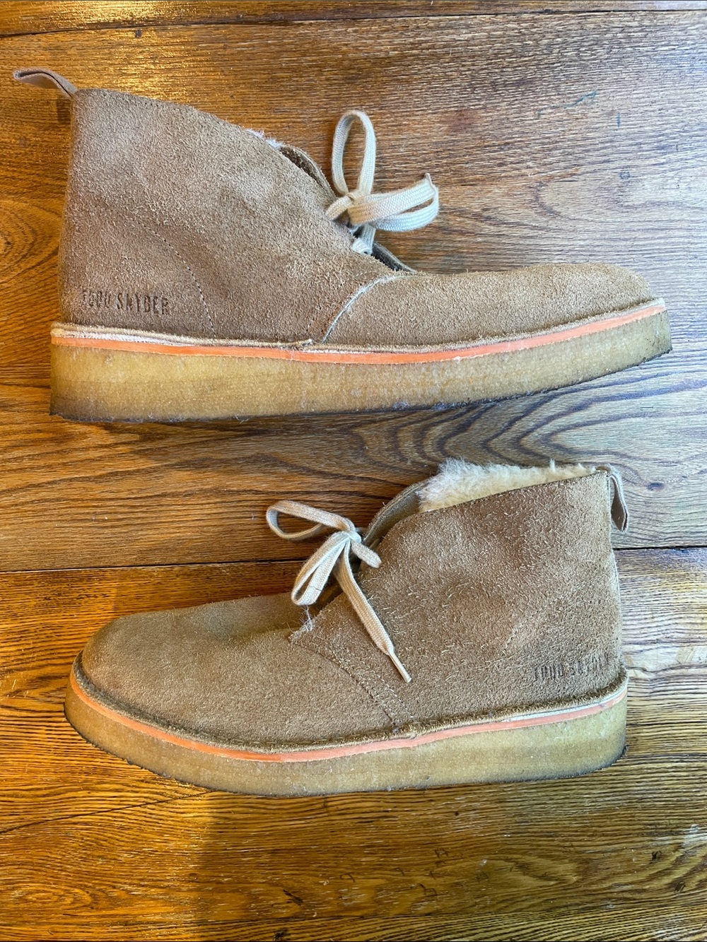 Todd Snyder x Clark’s Shearling Desert Boot